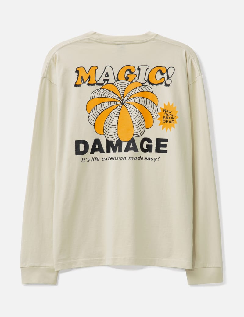 【DEARMINE】Dear Damage Long T-shirt Damaged Ear Wrestling Men's L Black T Shirt. 2071 | eBay