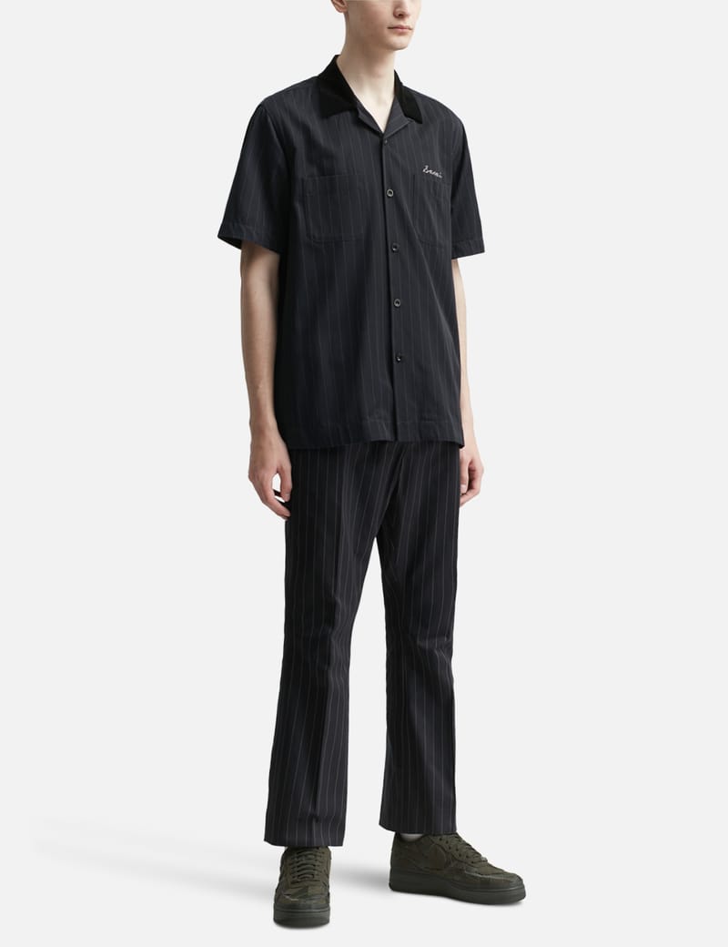 Sacai - CHALK STRIPE SHIRT | HBX - Globally Curated Fashion and