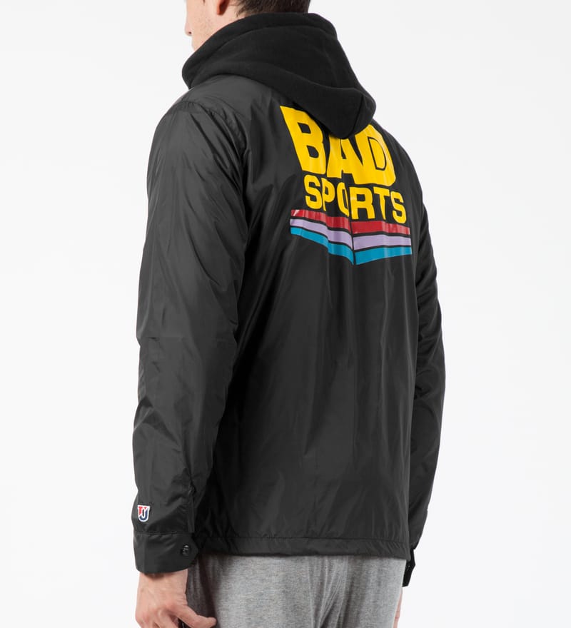 Undefeated - Black Bad Sports Coach Jacket | HBX - Globally