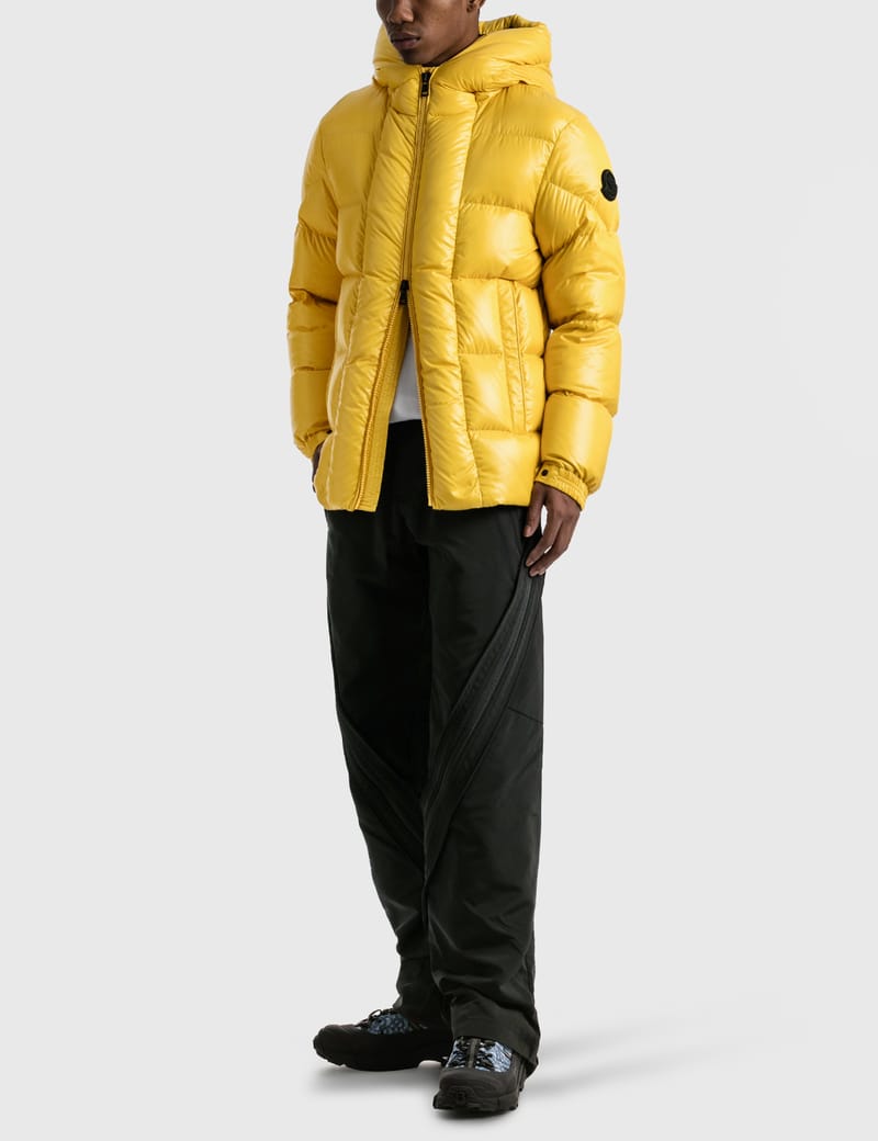 Yellow moncler best sale jacket mens