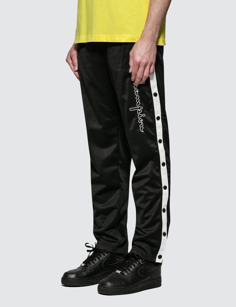 Champion Reverse Weave Track Pants With Snap Buttons HBX