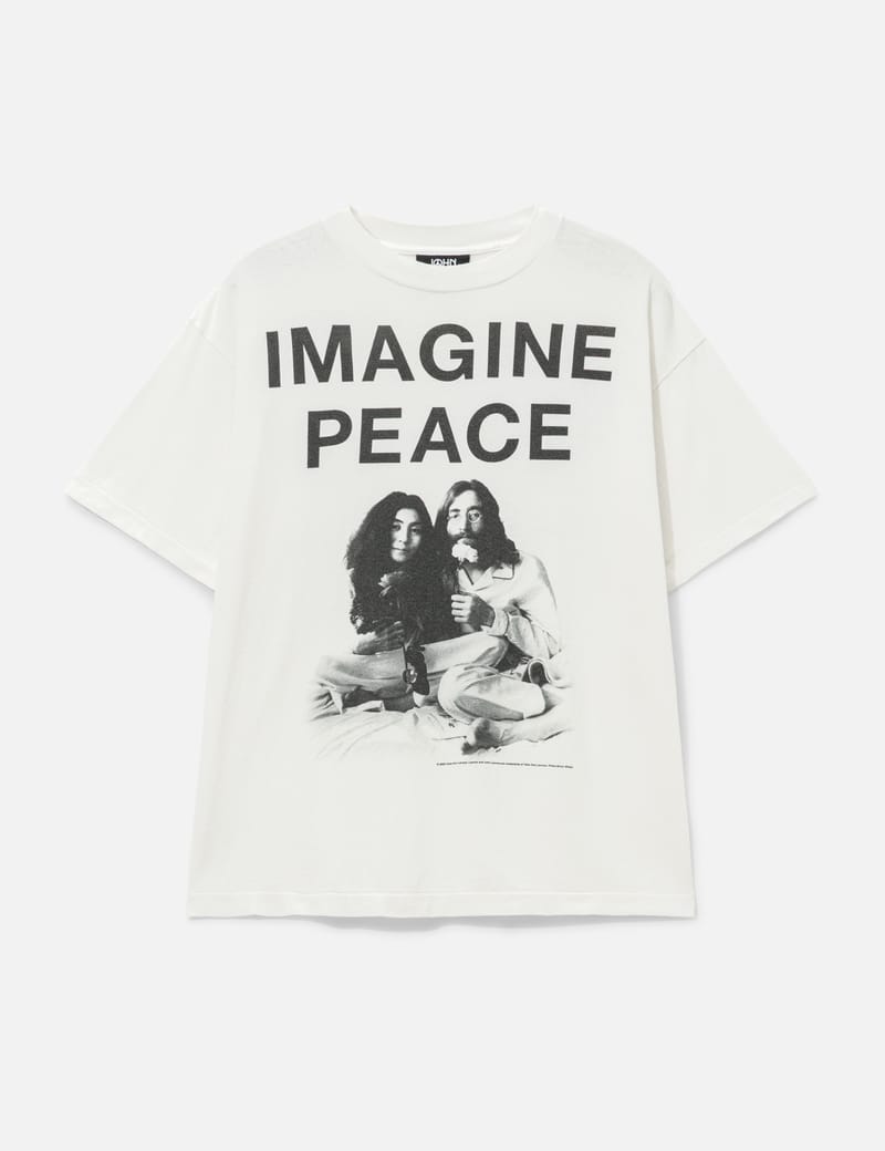 セントマイケル26SS ジョン・レノン IMAGINE PEACE Tシャツ Saint Michael × John Lennon Imagine Peace T-Shirt - Wide-fit