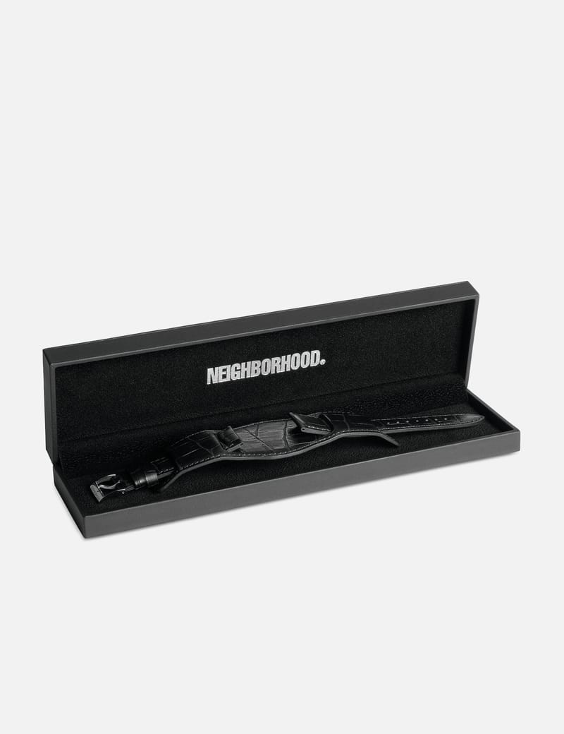 NEIGHBORHOOD - Leather EMB Watch Band | HBX - Globally Curated