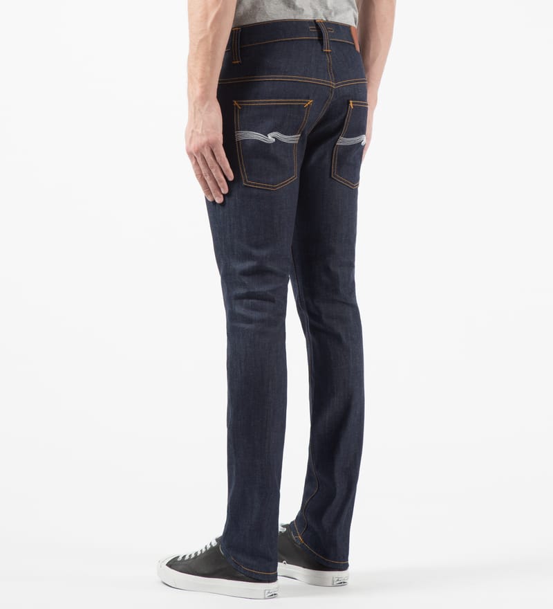パンツ Nudie Jeans Thin Finn Dry Ecru Embo W34 Fade Friday - Nudie Thin Finn Dry Ecru Embo (2 Years, 1 Wash