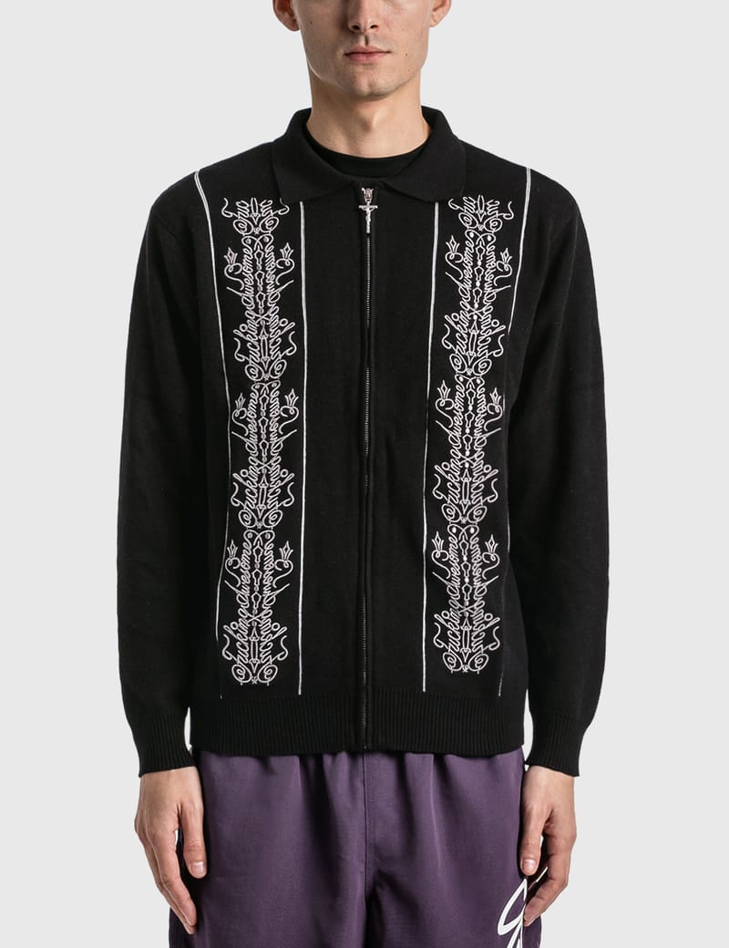 Fucking Awesome - BULLSHIRT ZIP CARDIGAN | HBX - Globally Curated