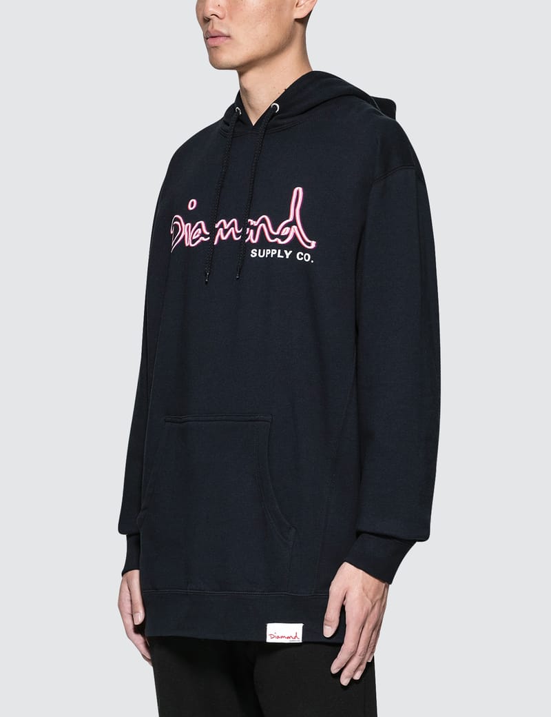 Diamond Supply Co. Neon OG Script Hoodie HBX Globally