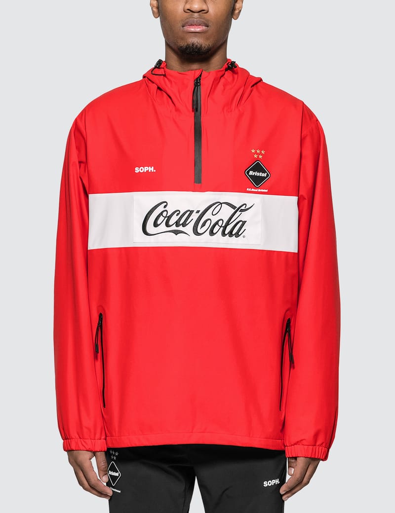 F.C. Real Bristol - Coca-Cola Half Zip Anorak | HBX - Globally Curated  Fashion and Lifestyle by Hypebeast