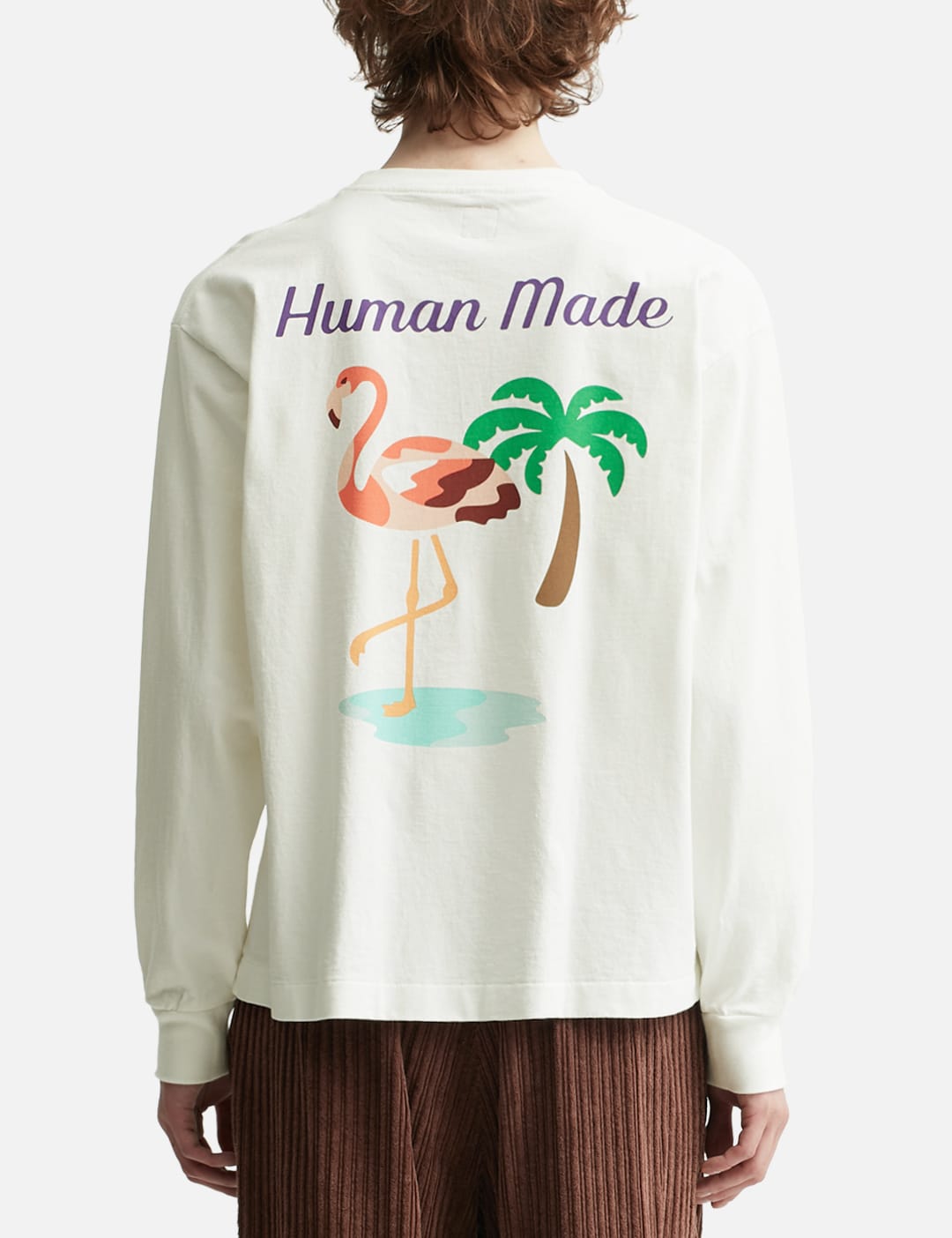 Human Made - Flamingo Long Sleeve T-shirt | HBX - Globally Curated 