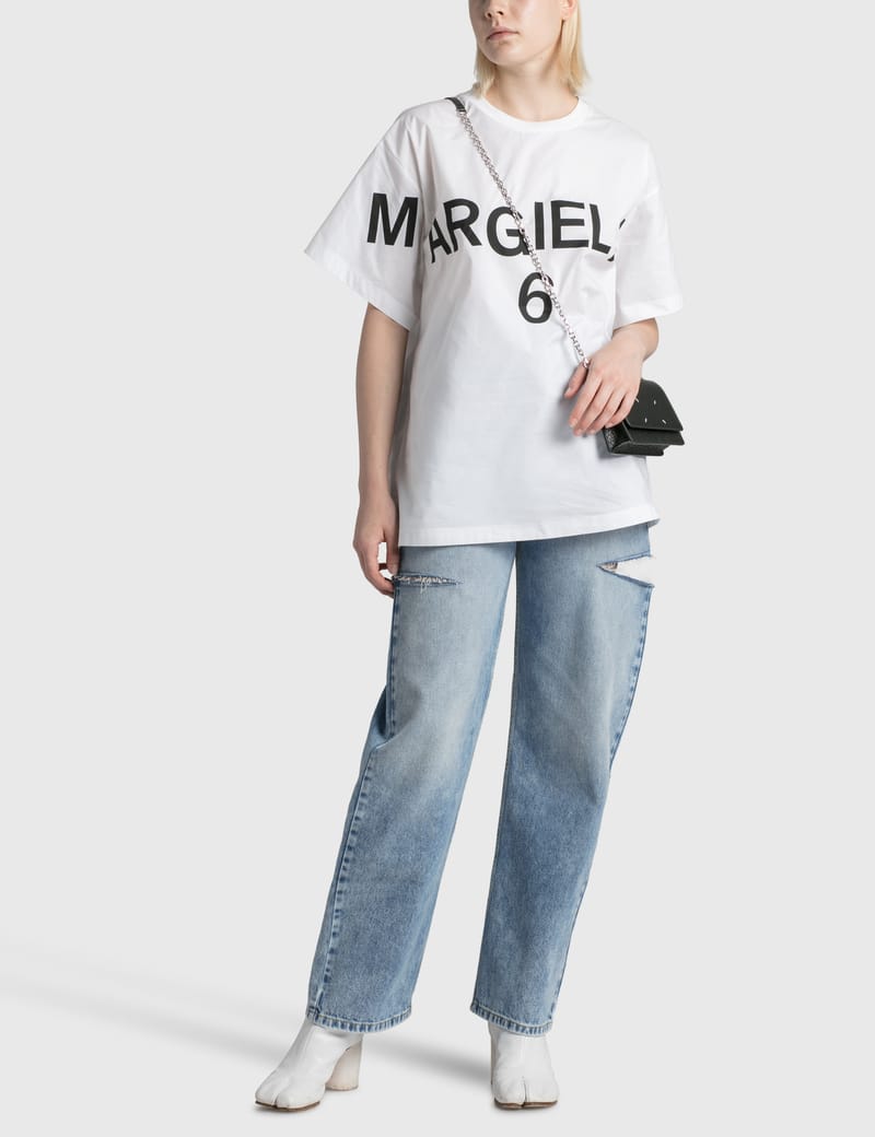 Maison Margiela ハイライズ カットアウト ジーンズ メゾン マルジェラ - カットアウト ハイライズ ジーンズ | HBX