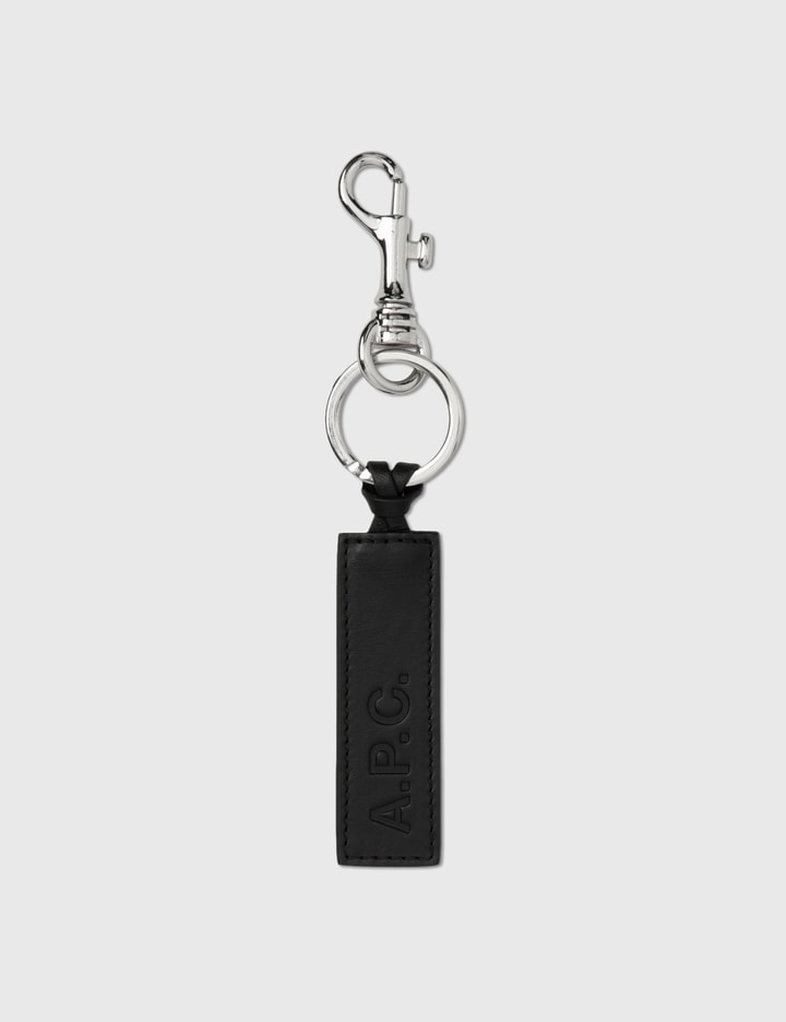 Ap Keychain A.P.C. - Logo Keychain | HBX - HYPEBEAST 為您搜羅全球潮流時尚品牌