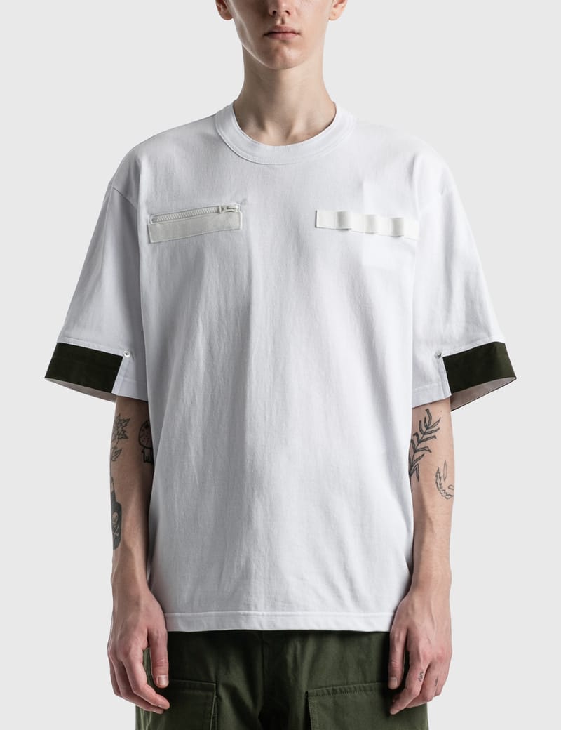 Sacai ロゴ Tシャツ | ホワイト | FARFETCH JP