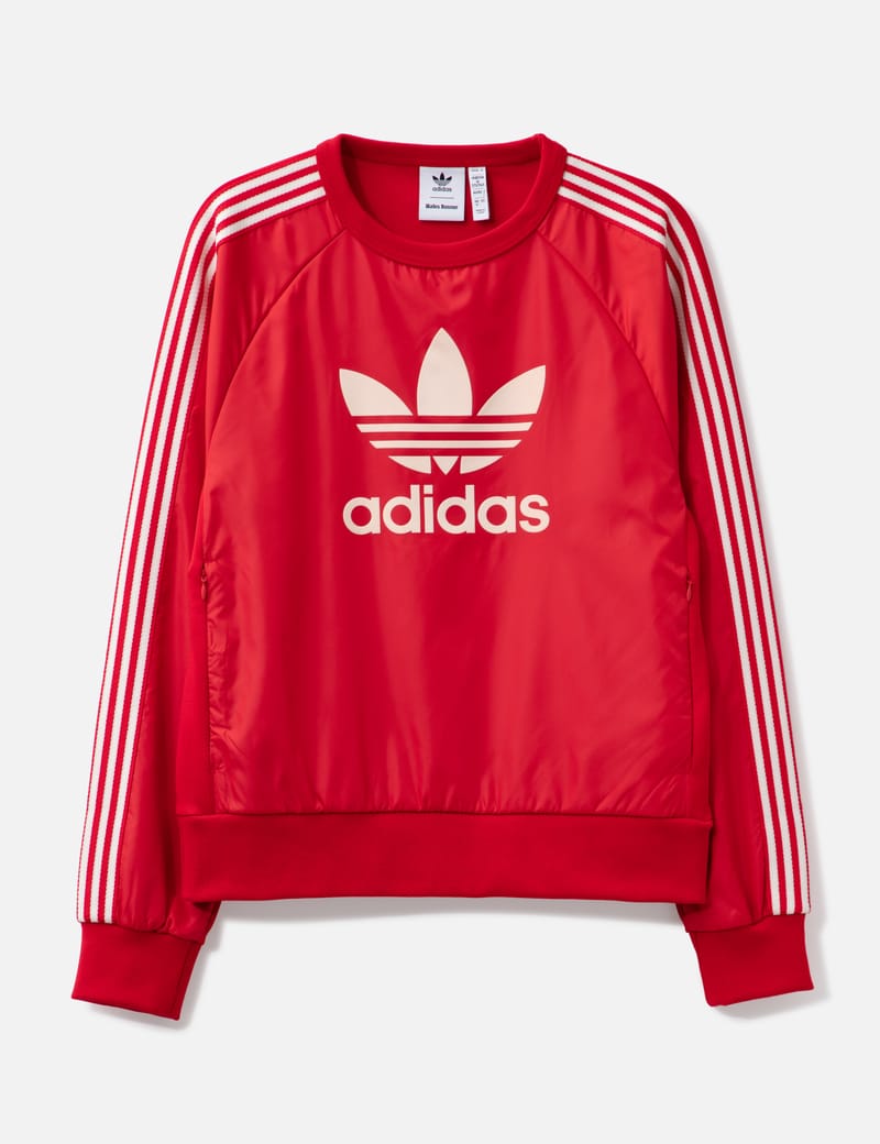 Wales Bonner Crew ロゴ Jumper スウェットシャツ adidas Originals - Wales Bonner Nylon Crew Jersey | HBX