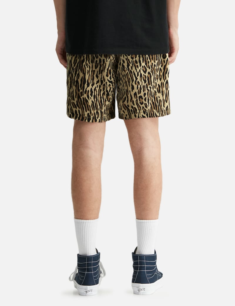 WACKO MARIA Leopard Comfy Shorts - レオパード柄の軽量ショーツ