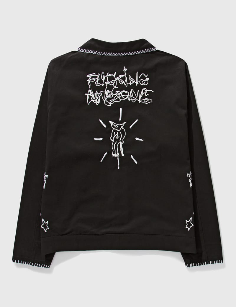 Fucking Awesome - Embroidered Mechanics Jacket | HBX Fucking Awesome - Embroidered Mechanics Jacket | HBX