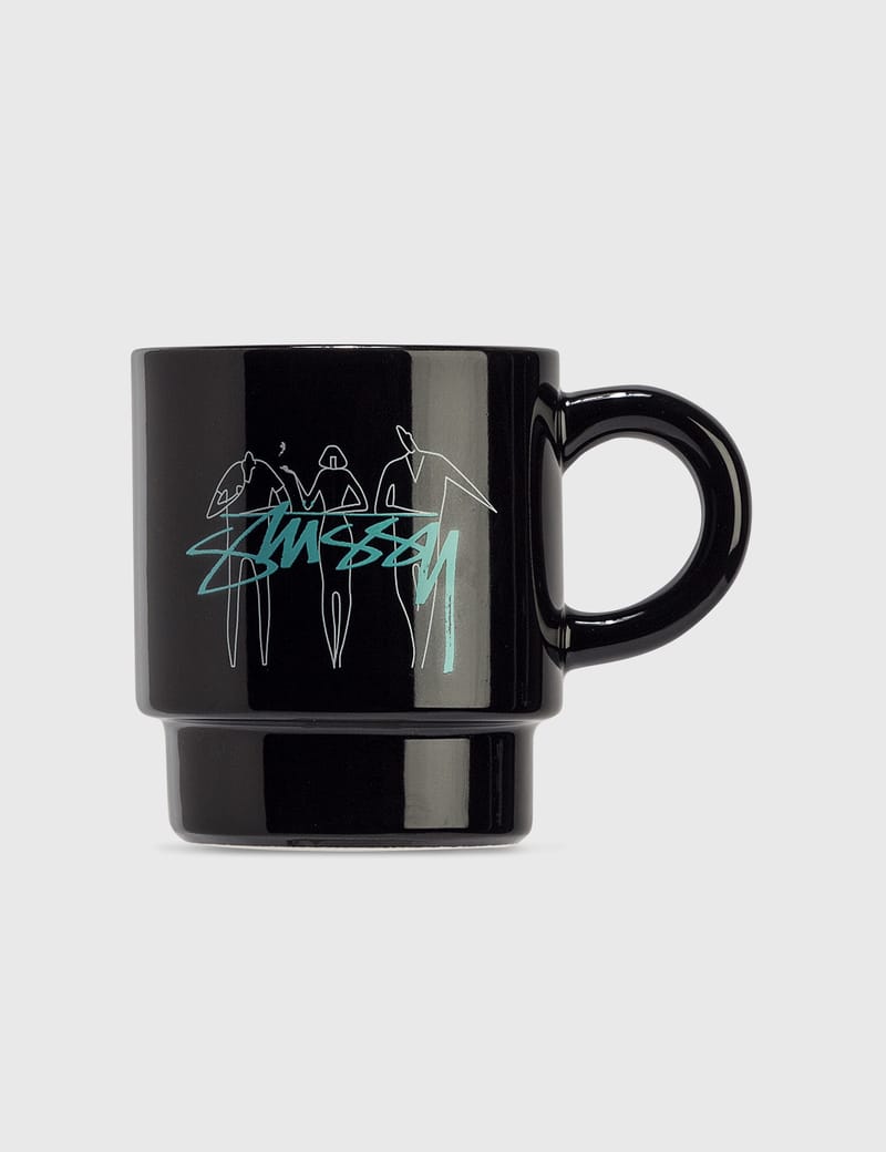 Stüssy - 3 People Stacking Mug | HBX - Globally Curated Fashion