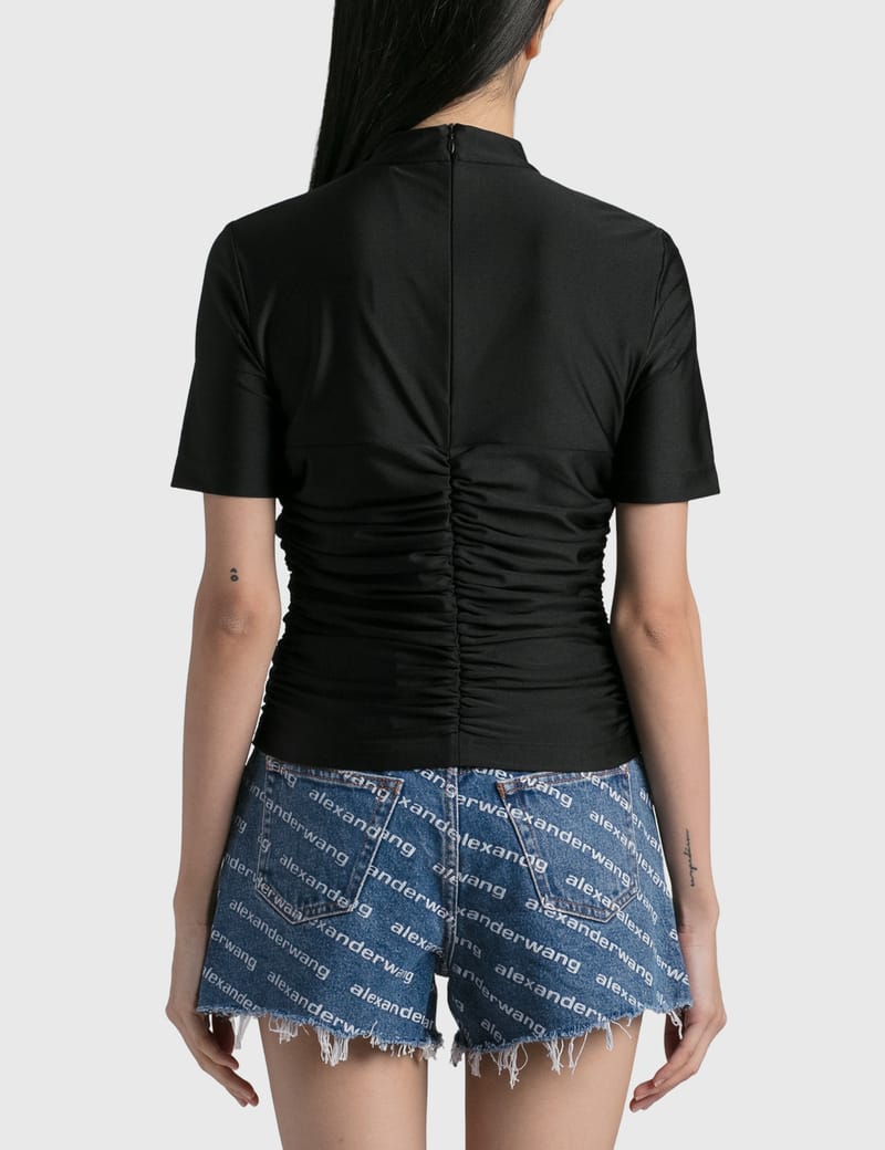 T By Alexander Wang - ルーシュド モックネック トップ | HBX