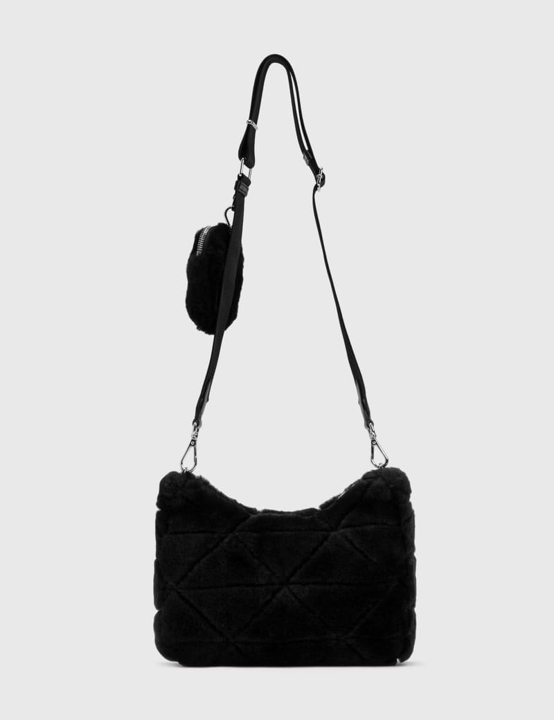 Prada - Shearling Shoulder Bag | HBX - Globally Curated