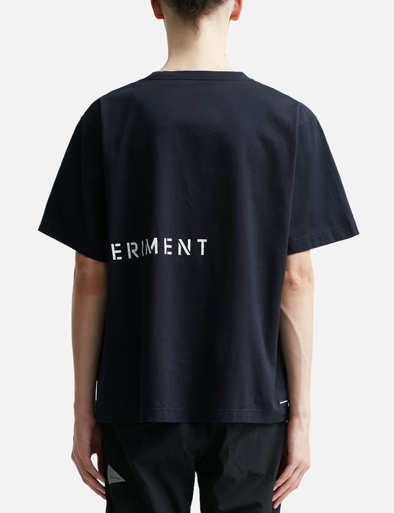 uniform experiment - Stencil Logo Wide T-Shirt | HBX - Globally