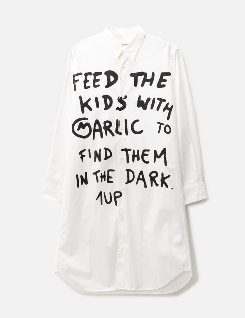 Junya Watanabe - JUNYA WATANABE X COMME DES GARÇONS SLOGAN PRINT