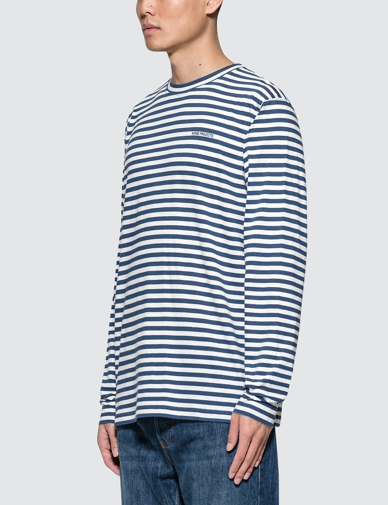 ★【Norse Projects】★STANDARD LOGO SHORT SLEEVE Tシャツ★ Johannes Standard Logo T-Shirt Dark Navy | Norse Projects