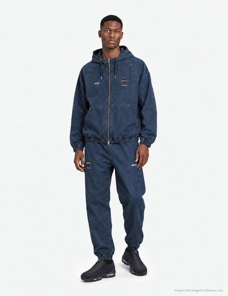 F.C. Real Bristol - Authentic Utility Team Half Zip Jacket | HBX