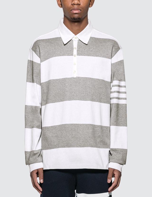 Thom Browne - Oversized Rugby Polo Shirt | HBX
