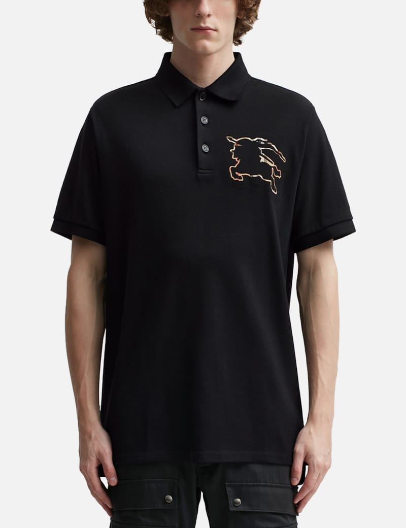 Burberry pique outlet polo