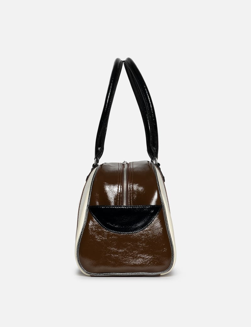 Y-3 Wales Bonner X Y-3 Bag - Leather bowling bag with detachable
