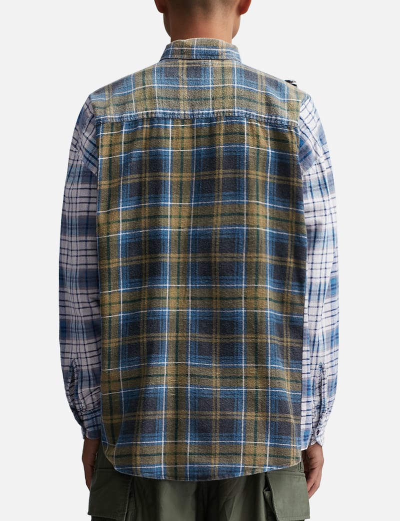 トップス KITH Needles Ribbon Cuts Flannel Shirt Needles × KITH RIBBON CUT FLANNEL SHIRT Long sleeve shirt L