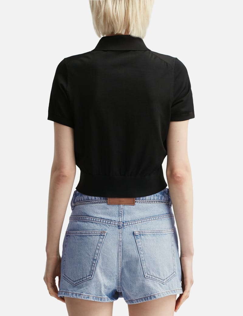 T By Alexander Wang - Logo Embroidered Cardigan | HBX