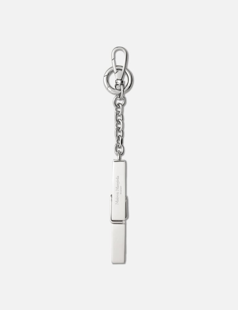 Maison Margiela Clothespin Keyring - 洗濯ばさみモチーフの存在感が