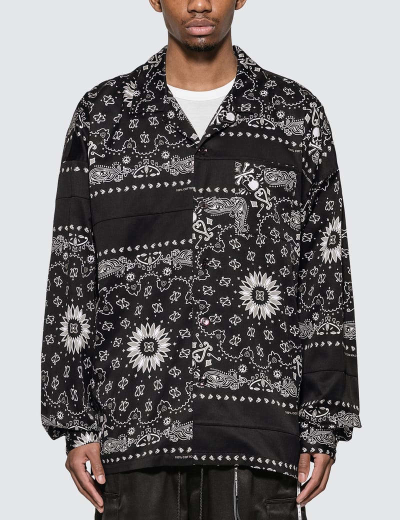 Mastermind World - Bandana Vacation Long Sleeve Shirt | HBX