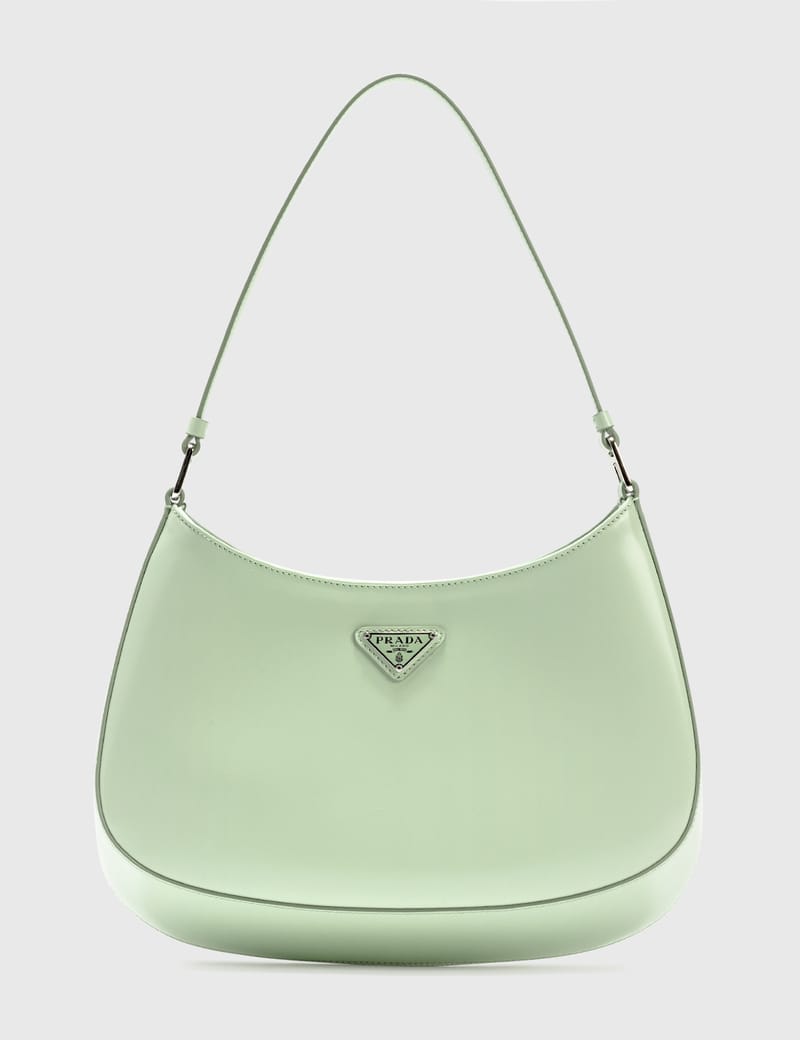 Prada Cleo Brushed Leather Shoulder Bag HBX