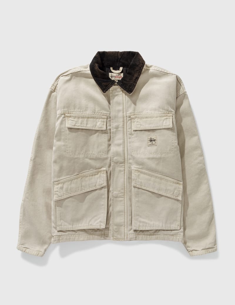 Stüssy - Washed Canvas Shop Jacket | HBX - Globally Curated 