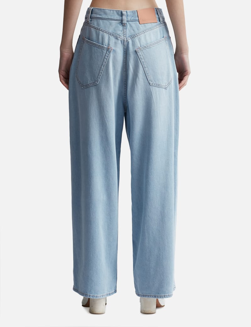 パンツ ACNE STUDIOS 2023M SUPER BAGGY FIT JEANS Acne Studios 2023 Super Baggy Fit Jeans | Blue | FARFETCH