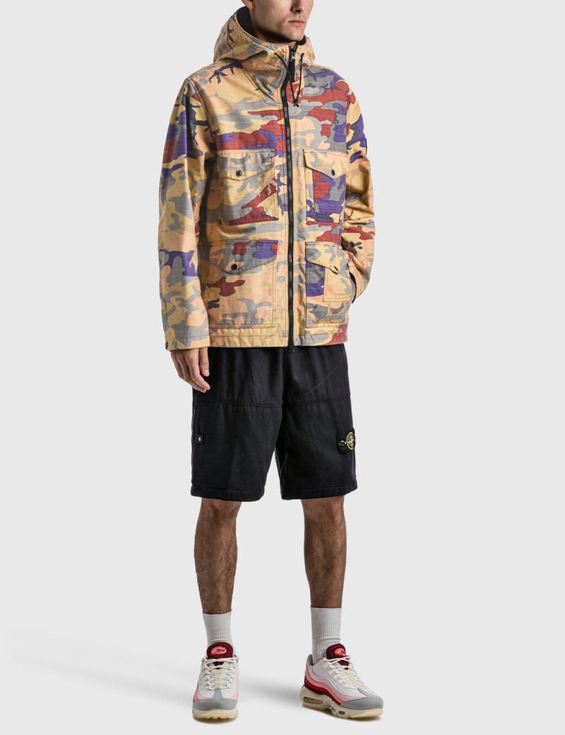 Stone Island - S.I. Heritage Camo Ripstop Nylon Watro Hooded