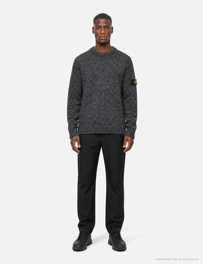 Stone Island テクスチャードウールジップアップカーディガン - 上質