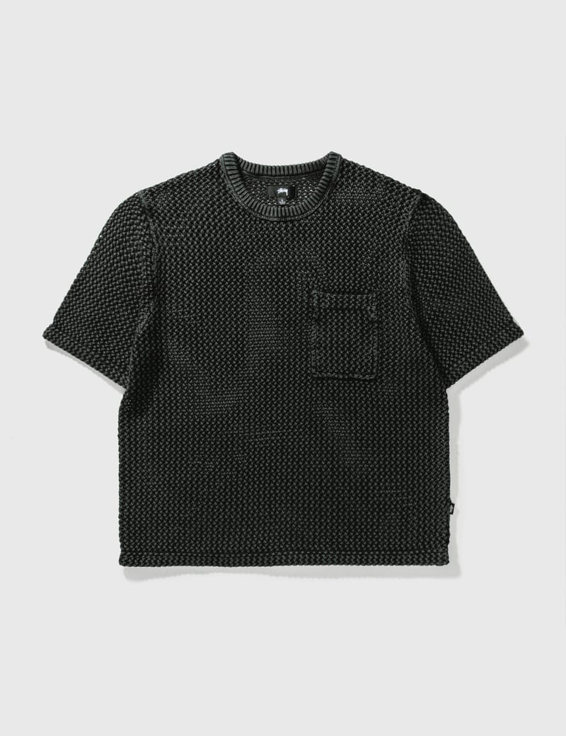 Stüssy - O'dyed Mesh Crew T-Shirt | HBX - Globally Curated Fashion