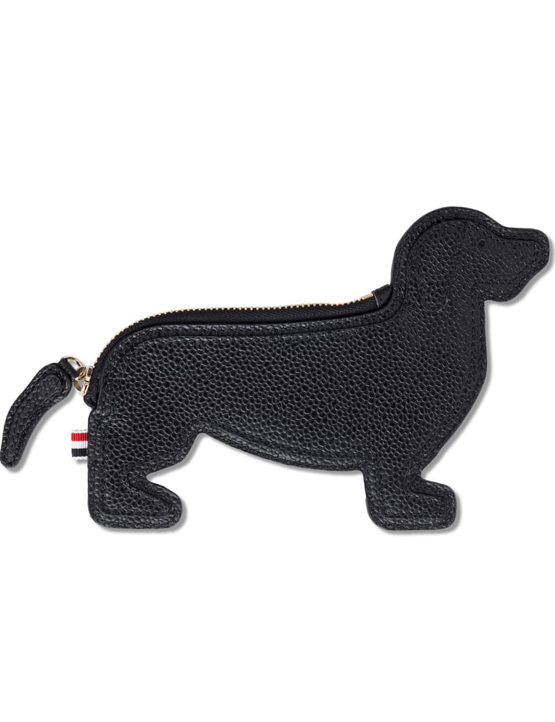 トムブラウン HECTOR COIN PURSE IN PEBBLE GRAIN トム ブラウン - Pebble Grain Leather Hector Coin Purse | HBX