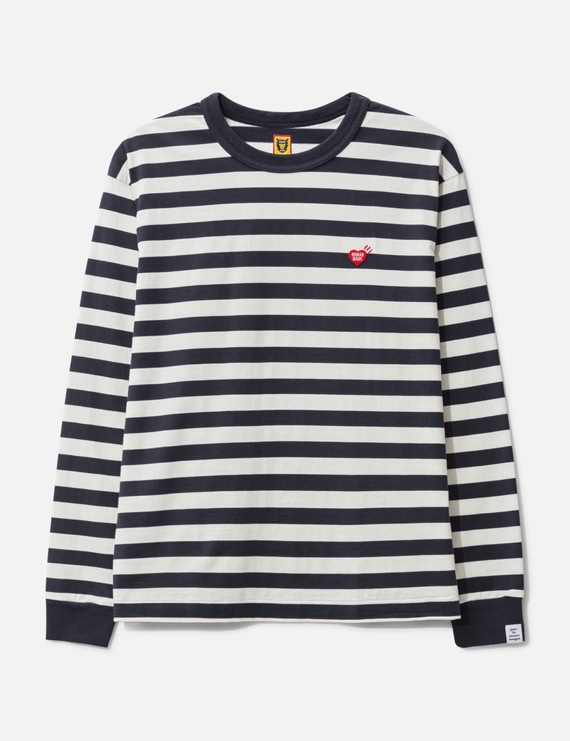 Human Made - STRIPED L/S T-SHIRT | HBX - HYPEBEAST 為您搜羅全球