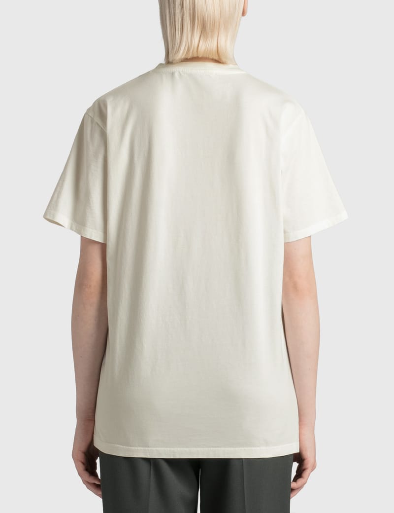 MAISON KITSUNE / メゾンキツネ | ダブルフォックスヘッド パッチ クラシック Tシャツ | XS | ホワイト | レディース MAISON KITSUNE（メゾン キツネ） メゾン キツネ DOUBLE FOX HEAD