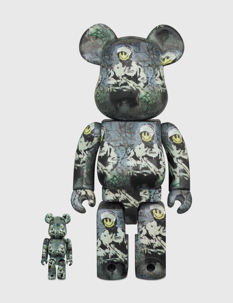 Medicom Toy - Be@rbrick Riot Cop 100% and 400% | HBX - Globally