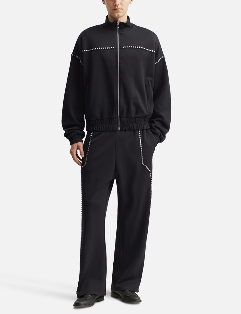 パンツ・ボトムスその他 IONSEOUL Dirty Track Pants JE144 Women's Track pants with tattoo patches | Grey | Diesel