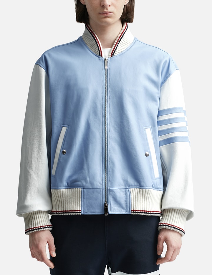 Thom Browne Oversized Knit Rib Blouson Jacket HBX Globally