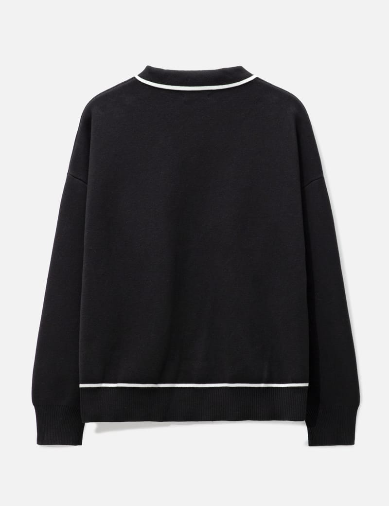 スウェット・トレーナー Malbon Golf Airy double-paper half-zip t-shirt BLACK MAN M33 Malbon Golf - OXNARD SHIRT | HBX - Globally Curated Fashion