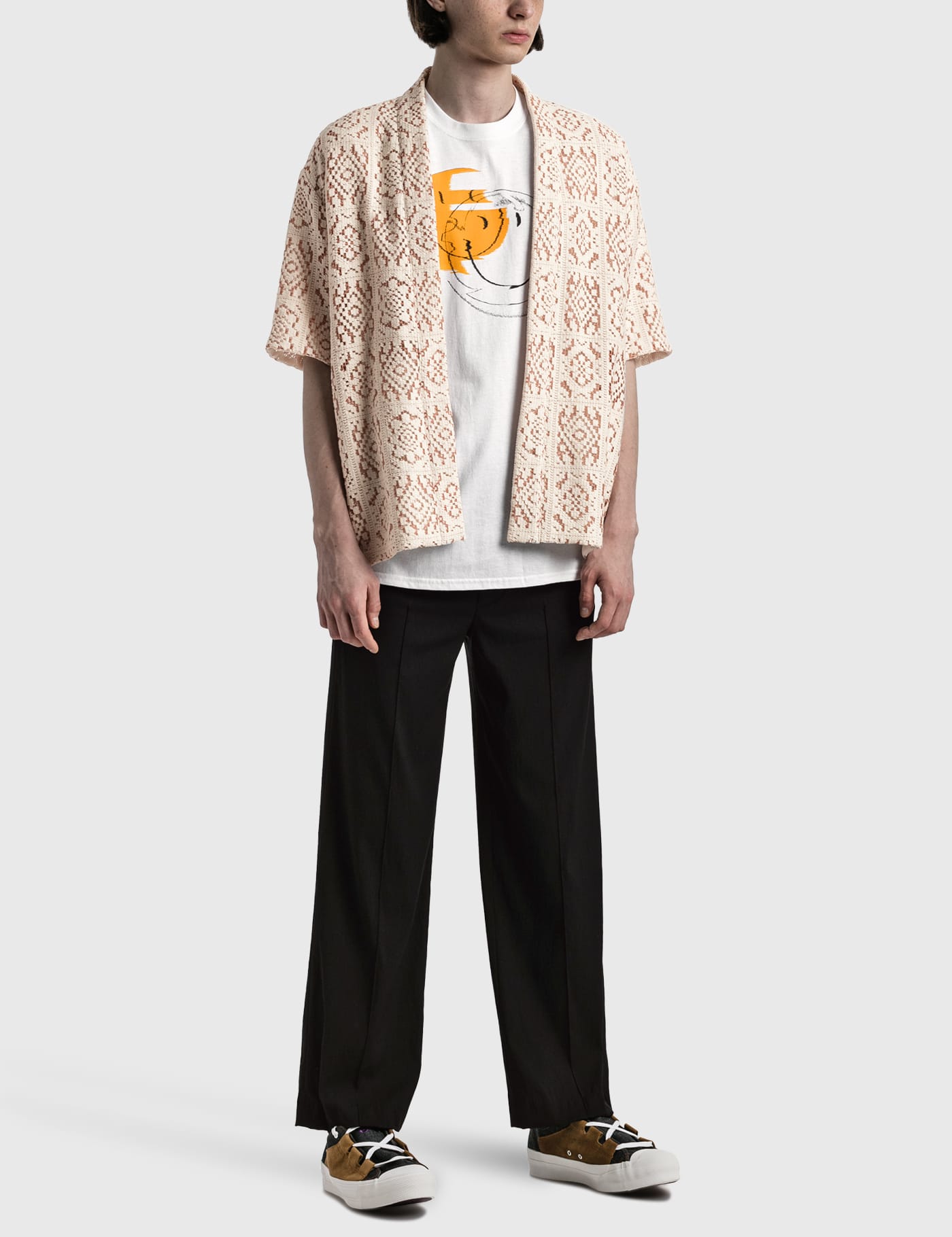 Sasquatchfabrix. - Knit Lace Haori Shirt | HBX - Globally Curated 