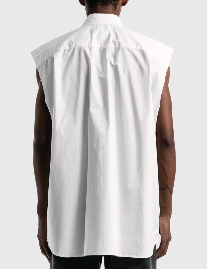 Raf Simons - Graphic Printed Sleeveless Shirt | HBX - Globally