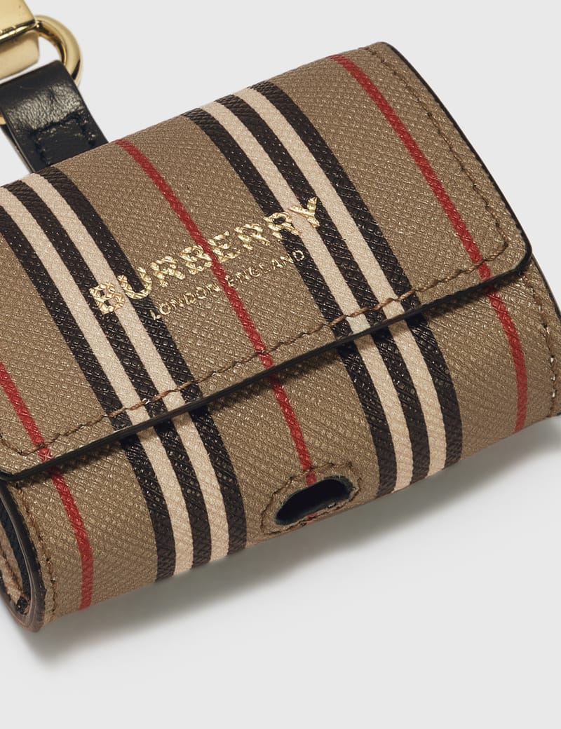 Burberry - Icon Stripe E-canvas AirPods Pro Case | HBX - Globally