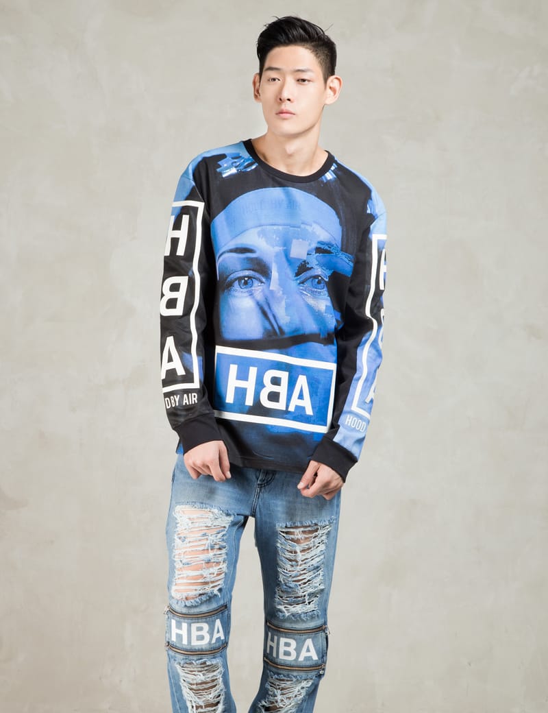 トップス HOOD BY AIR. 2015aw BLACK DREAMER Hood By Air. - Black Dreamer L/S T-Shirt | HBX