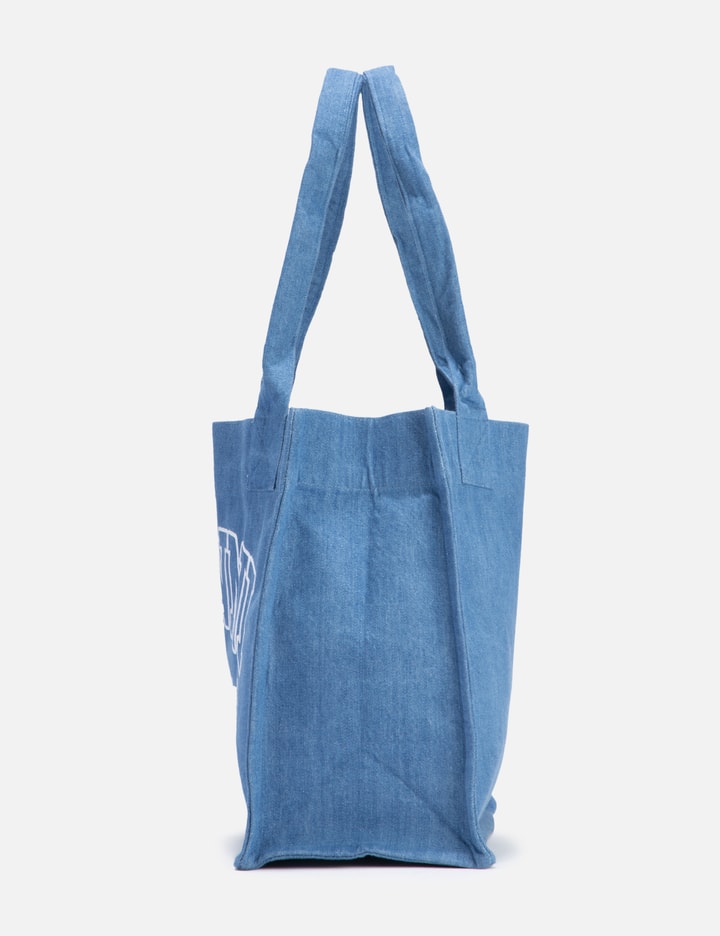 Ganni Large Easy Shopper Contrasted Logo Pocket - Phantom